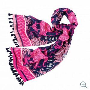 Spartina 449 Scarf Shawl Retreat Pink Elephant Blue
